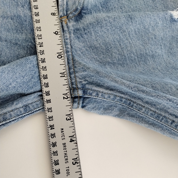 AGOLDE Ultra High Waist Relaxed Jeans Blue Size 23 - Picture 10 of 13